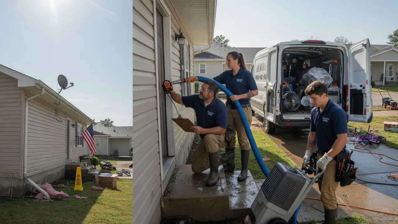Ceiling Water Damage Restoration in Leslie, MI near me